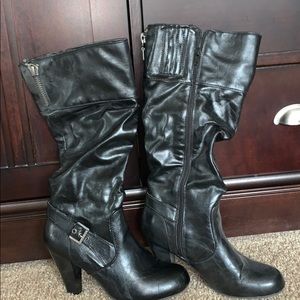 guess black multi boots